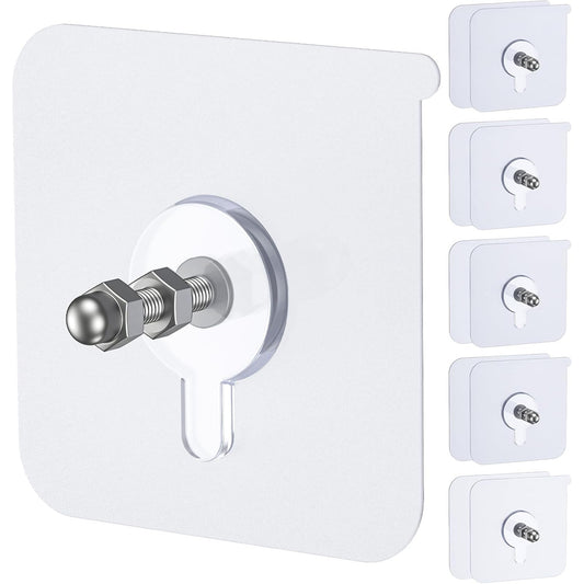 10 Pcs Nail-Free Wall Hangers – Drill-Free Adhesive Hooks & Stickers for Picture Frames, Walls, and Home Décor