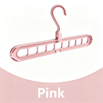 9 Space-Saving  Heavy-Duty PP Plastic Tiered Hanger