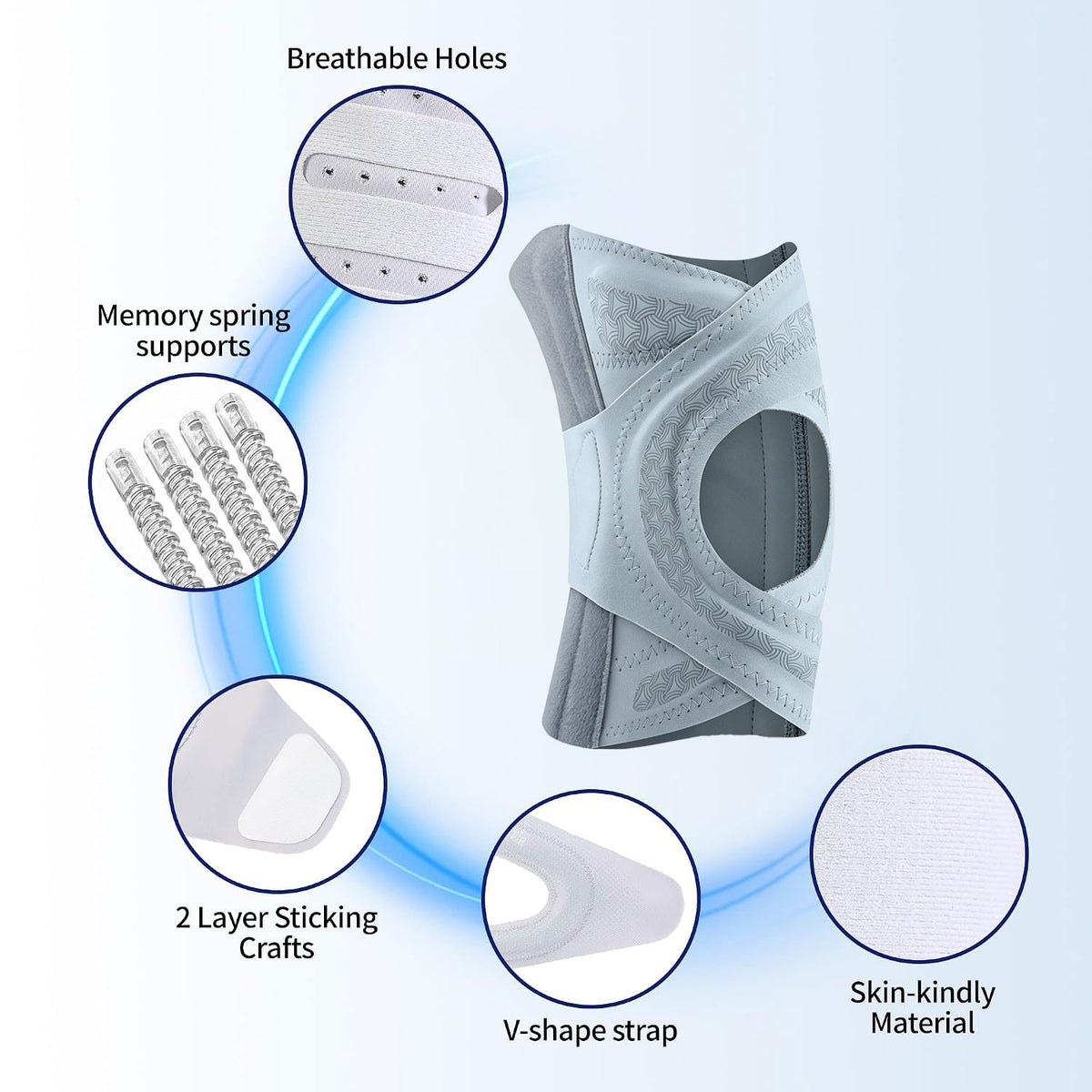 Patellar Brace Knee Brace - Fitness Meniscus Pressure Sleeve