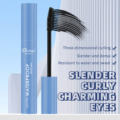 Waterproof Black Mascara Long-Lasting Smudge-Proof