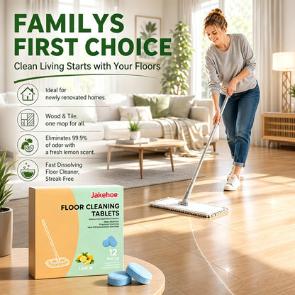 12 Counts Floor Cleaning Tablets for Wood/Tile/Vinyl/Marble, Pet Friendly