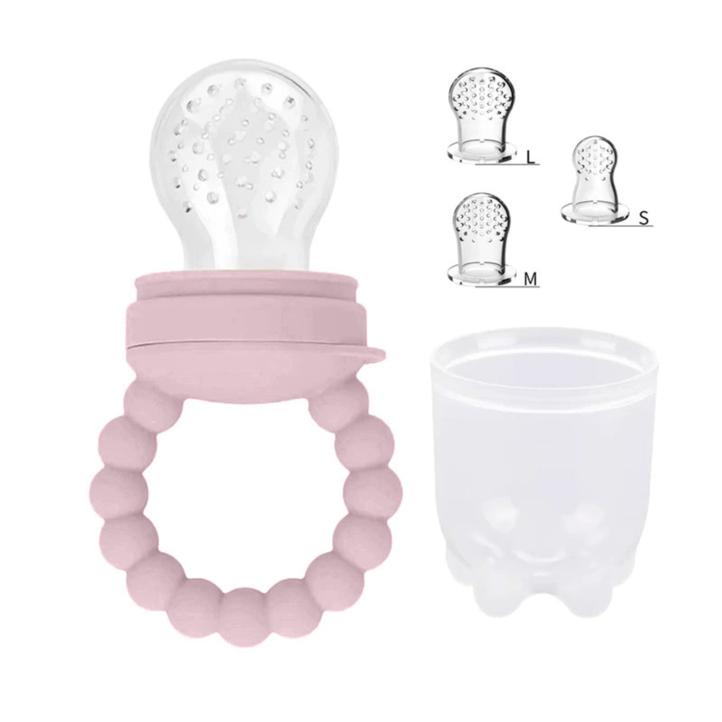 Baby Fruit Feeder Pacifier with 1 Feeders and 3 Nipples