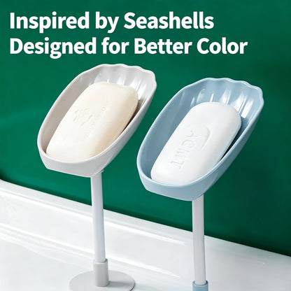 Wall-Mounted Soap Rack Set with Draining Soap Holders