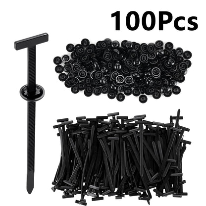 100 Pcs Cable Tie Buckle - Heavy Duty Self-Locking  Zip Ties for Car Daily Repair