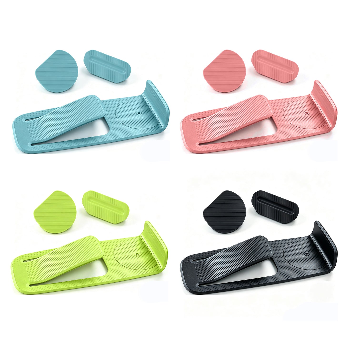 Anti-Slip Door Stopper with Safety Protector for Floor Mounted Use