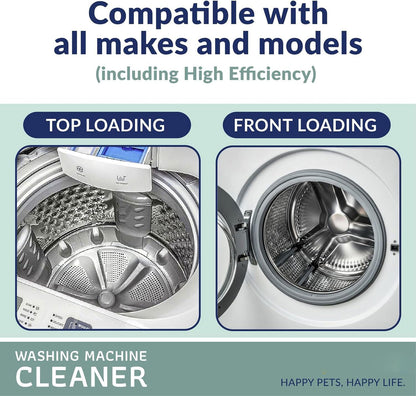 12Pcs Washing Machine Cleaner Tablets   for Front and Top Load Washers