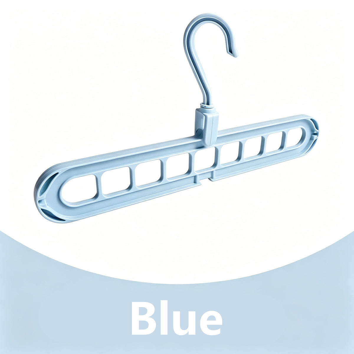 9 Space-Saving  Heavy-Duty PP Plastic Tiered Hanger