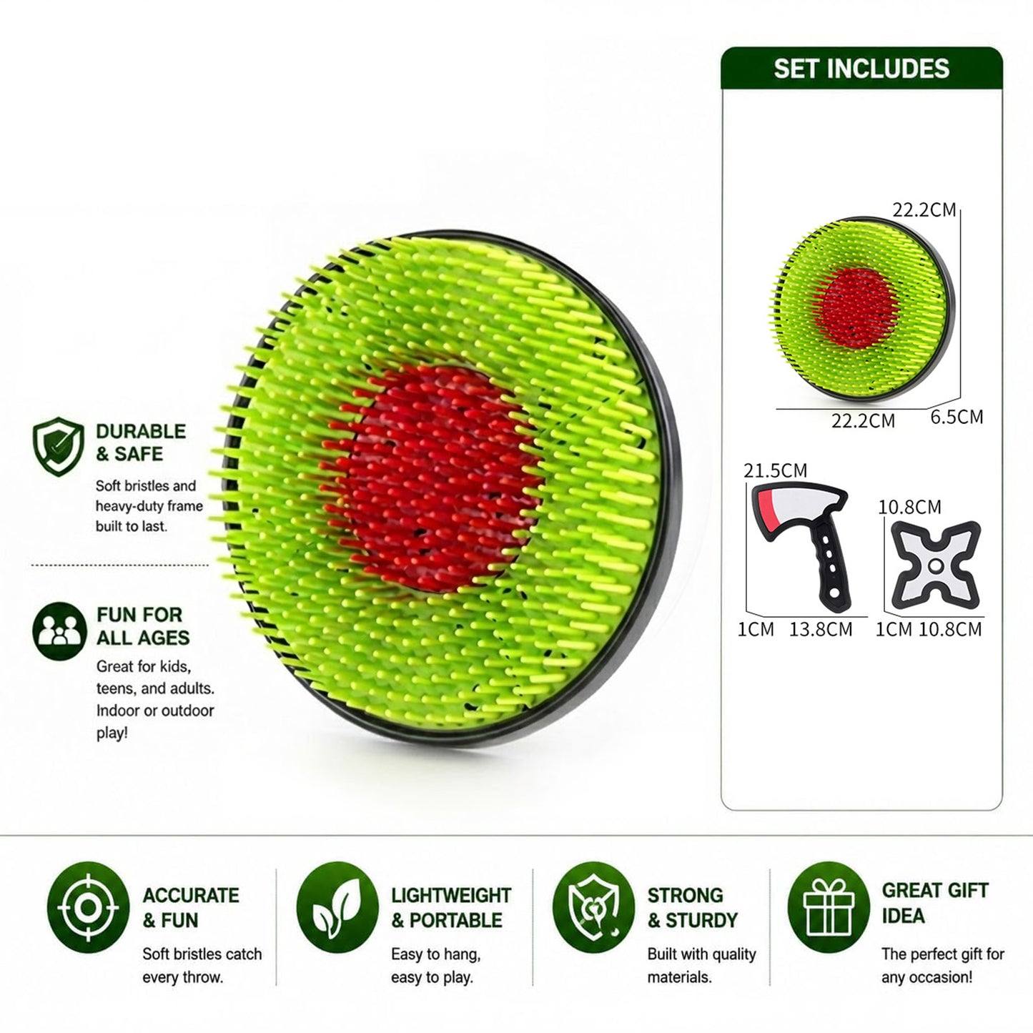 Portable Throwing Toy Set—Lightweight, Safe Design, Quick Setup