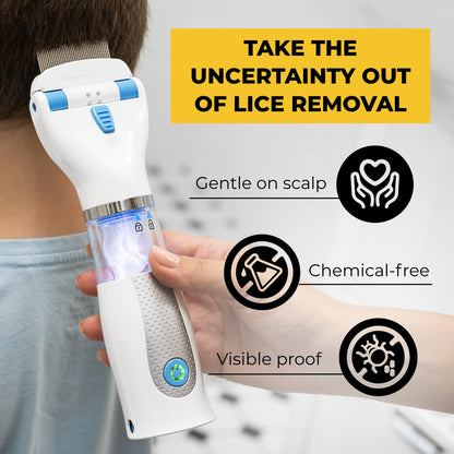 Chemical-Free Lice Removal Electric Comb