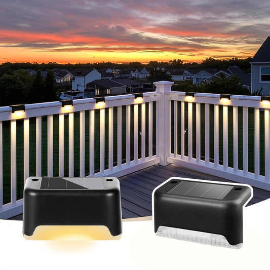 Solar Deck Warm Lights Outdoor Waterproof Led