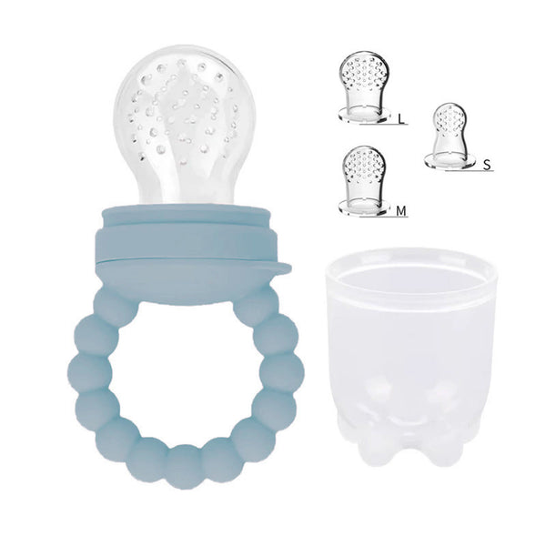 Baby Fruit Feeder Pacifier with 1 Feeders and 3 Nipples