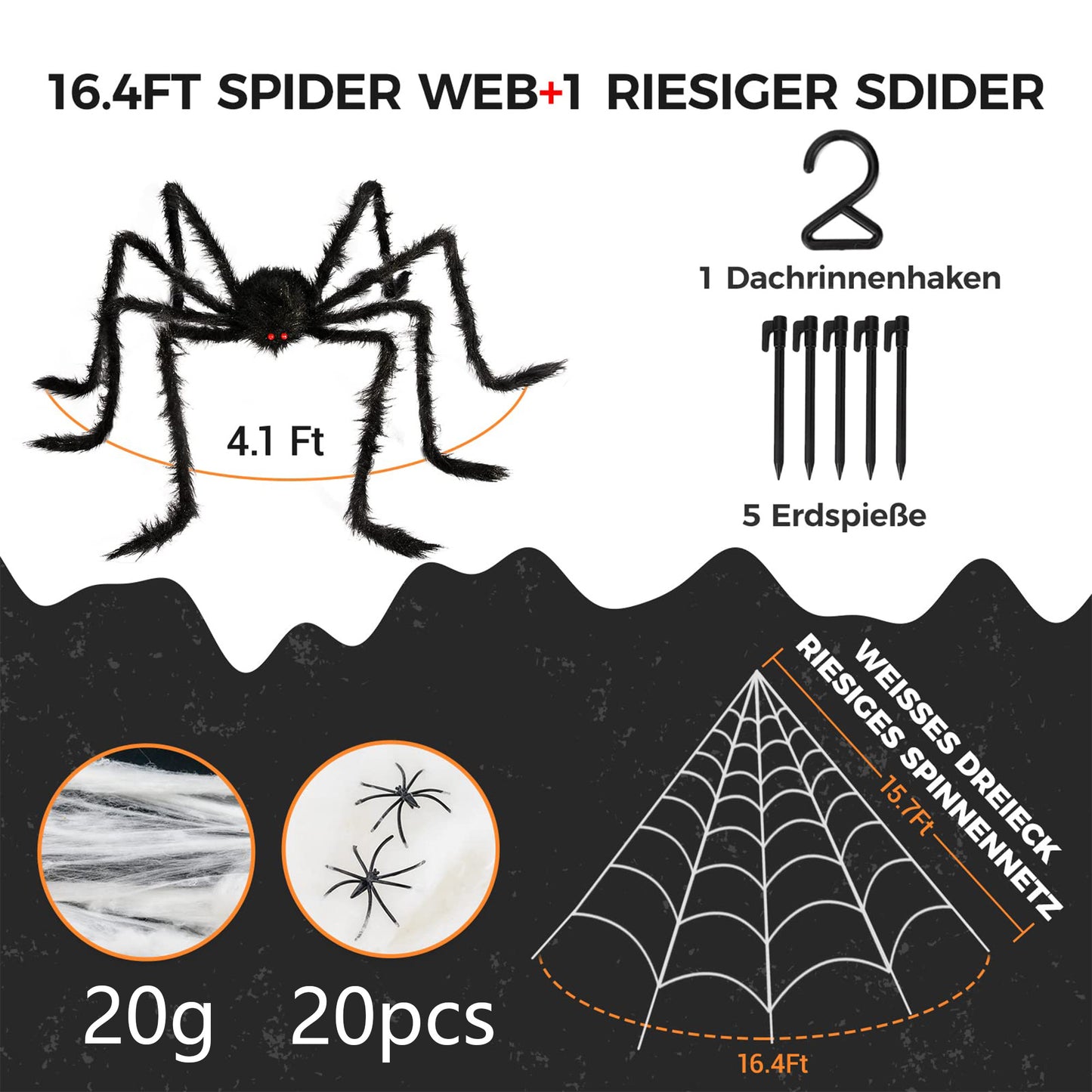 Halloween Decorations Spider Web Outdoor