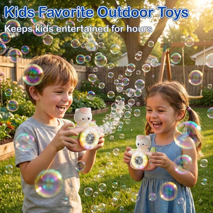 Rechargeable Bubble Machine Set For Kids