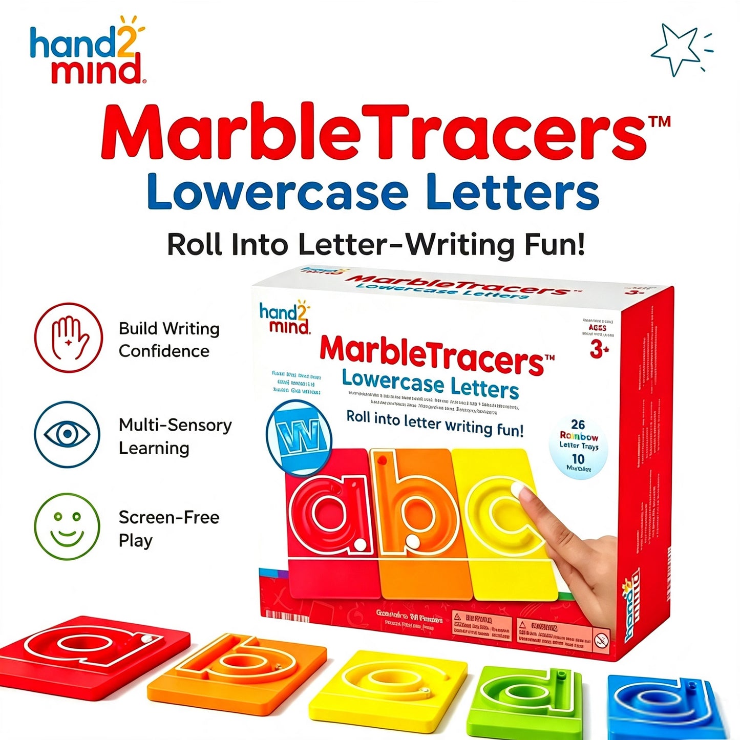 26 Letter Tracing Trays for Classroom, Handwriting Practice