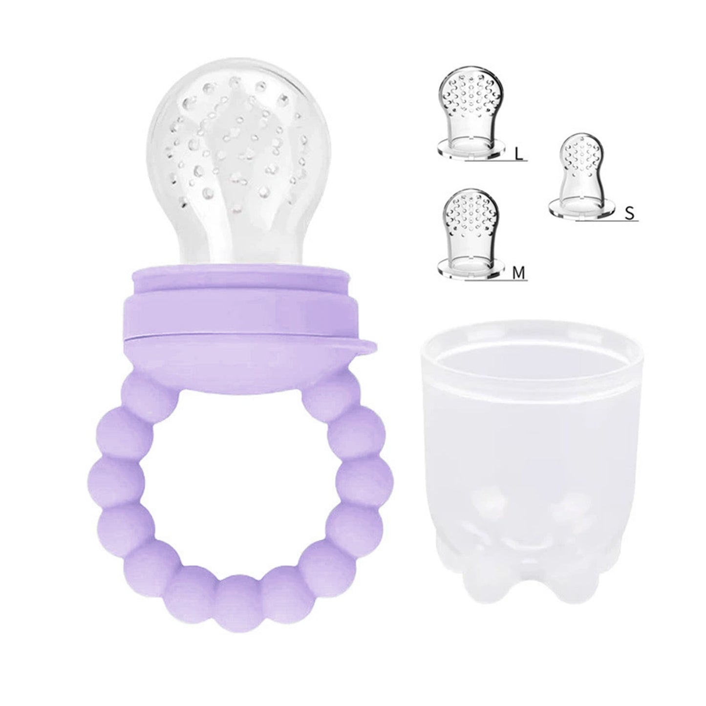 Baby Fruit Feeder Pacifier with 1 Feeders and 3 Nipples