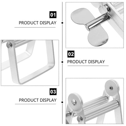 Metal Aluminum Alloy Pusher Squeezer Squeezing Toothpaste Tool