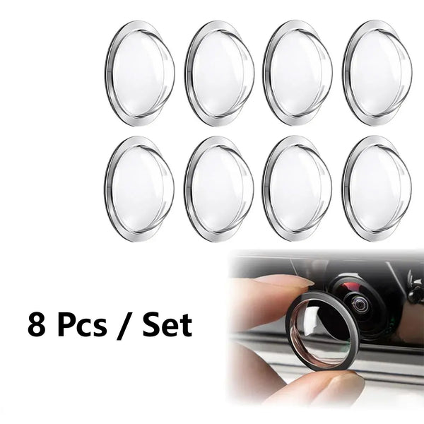 8Pcs Car Camera Lens Protector,  Anti-Scratch Waterproof