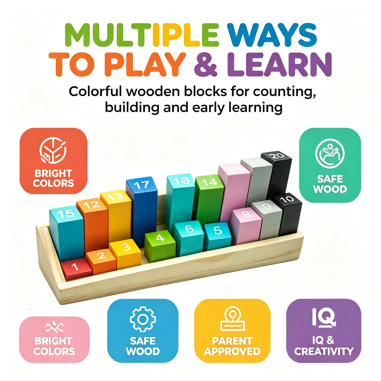 Montessori Wooden Building Blocks – Unlocking Your Child's Mental Potential