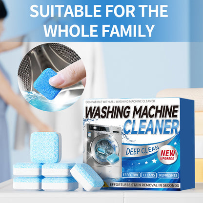 24 Tablets Washing Machine Cleaner Tablets for Front Load, Top Load & HE Washers, Remove Limescale Odor Grime