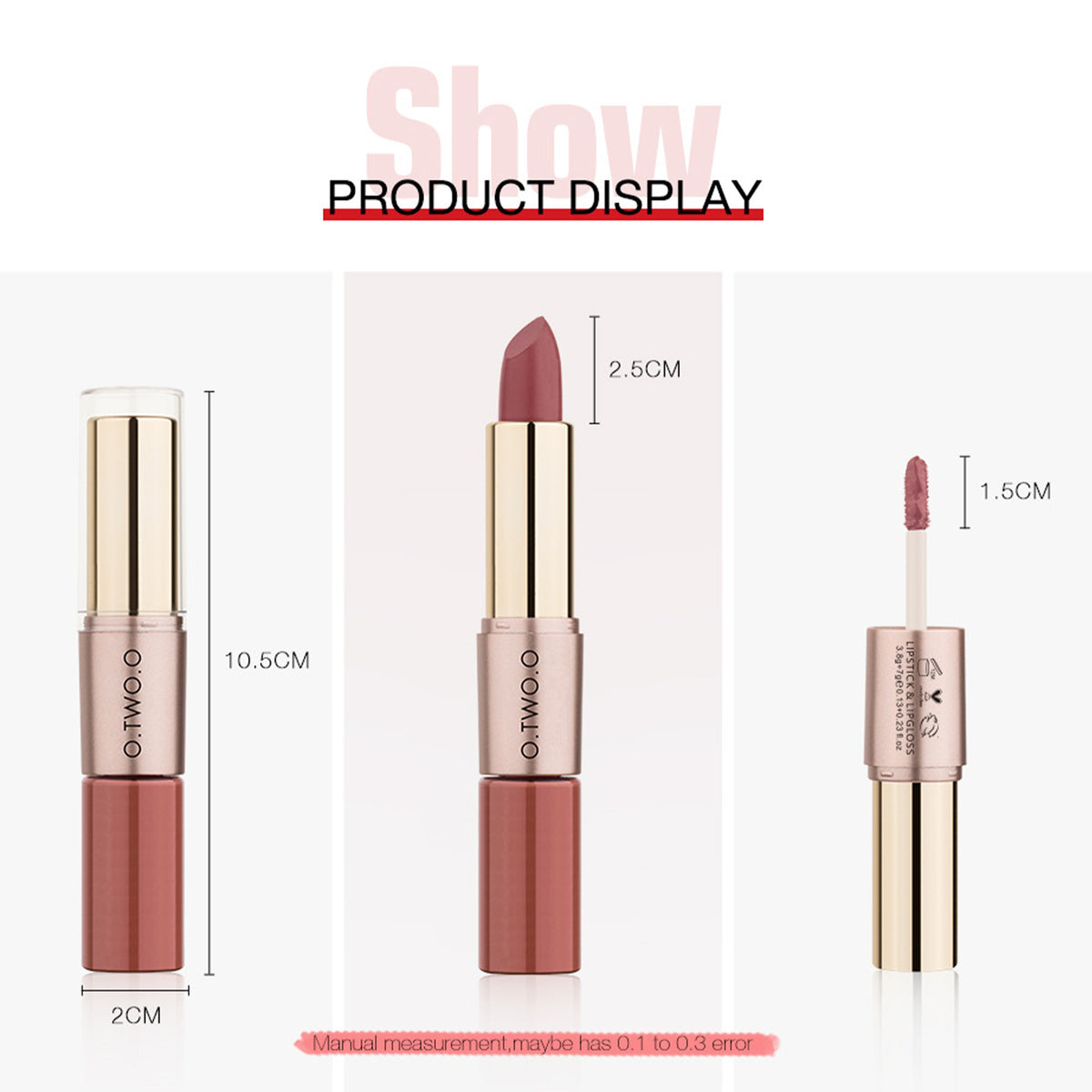 2-in-1 Matte Lip Gloss & Lipstick
