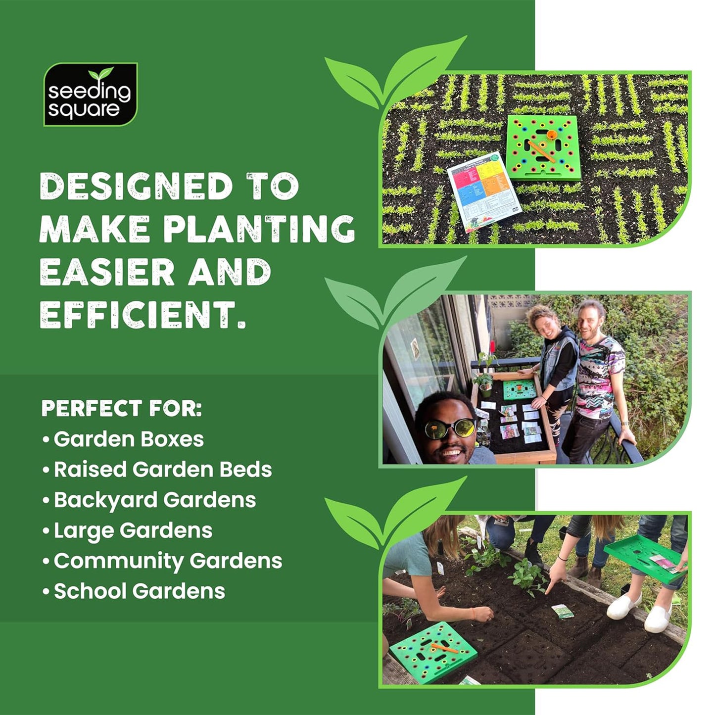 Spacer Tool for Bigger Harvests, Organized Plants & Fewer Weeds
