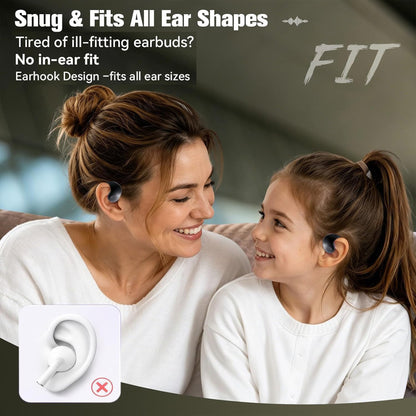 Wireless Ear-hook Bluetooth Headphones - Air Bone Conduction Sports Earbuds