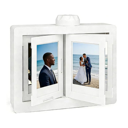 Instax Display Frame – Rotating Flip-Style Photo Album -Holds 24 Photos