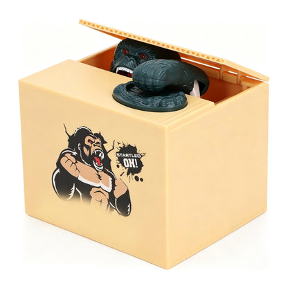 Monster Stealing Piggy Bank Cute Anime Style Christmas Birthday Gift