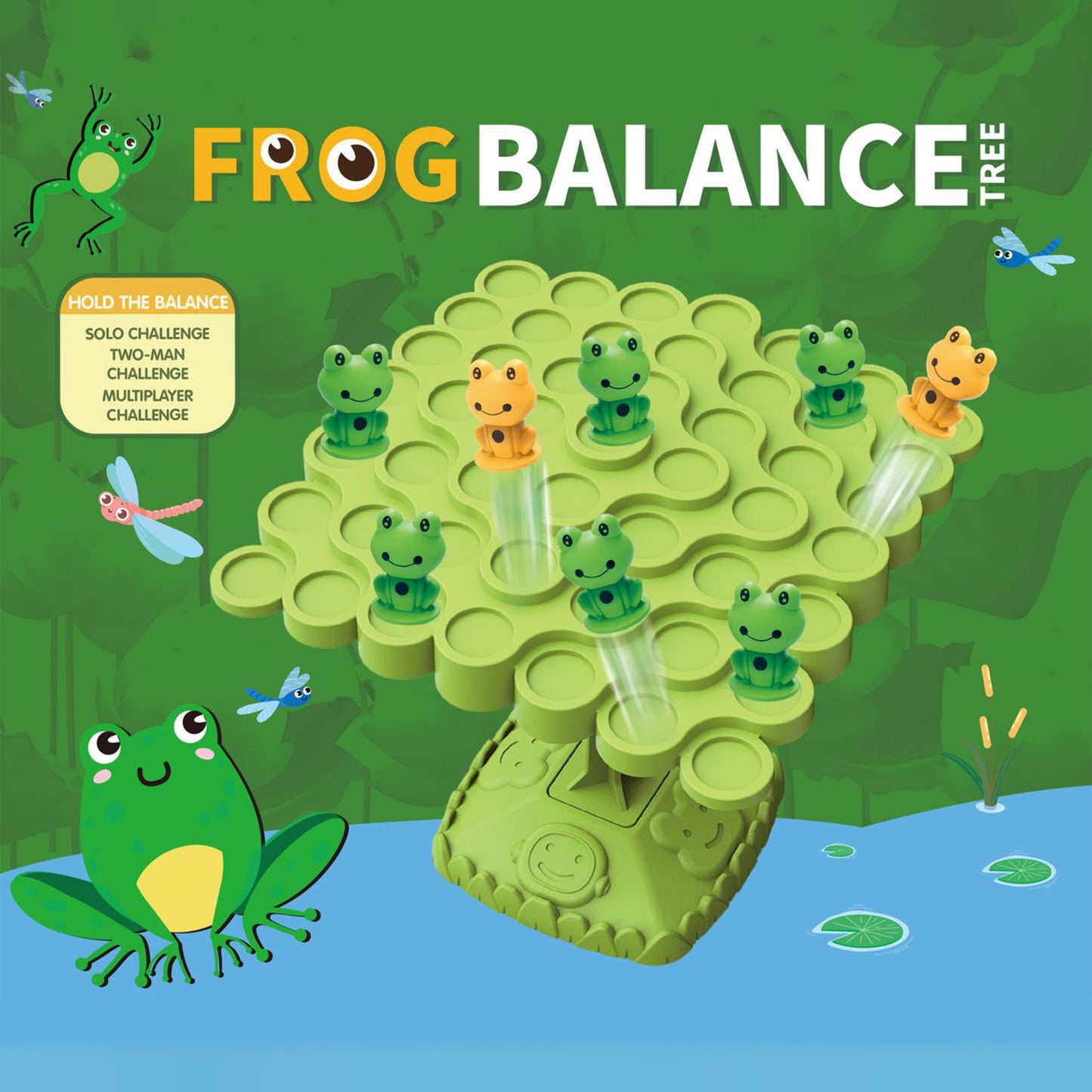 3D Balance Tree Game Stacking Board Toy for Family Party Gift Kids 3+ Adults