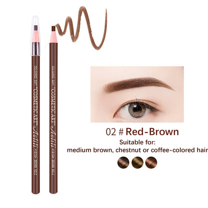 5Pcs Eyebrow Pencils for Women Peel-off Pencil Pull Cord Brow Lamination
