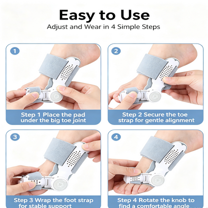 Unisex Toe Corrector – Adjustment Dial for a Precise Fit
