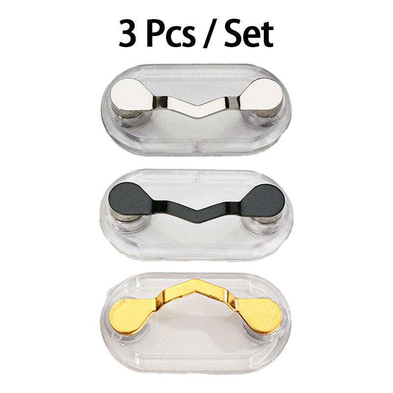 3Pcs Magnetic Eyeglass Holder - Strong and Secure, Easy Clip-On