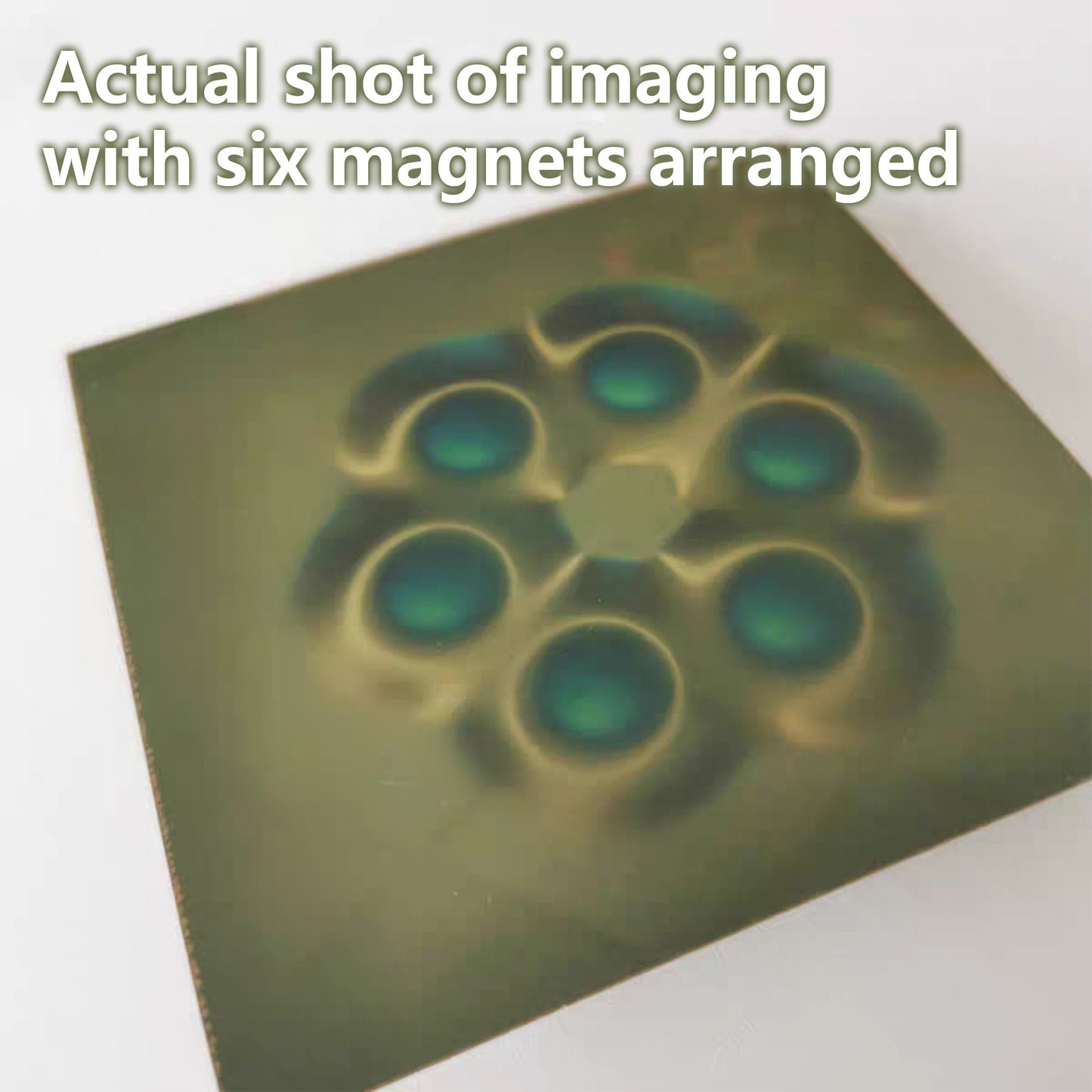 Green Magnetic Field Visualization Film
