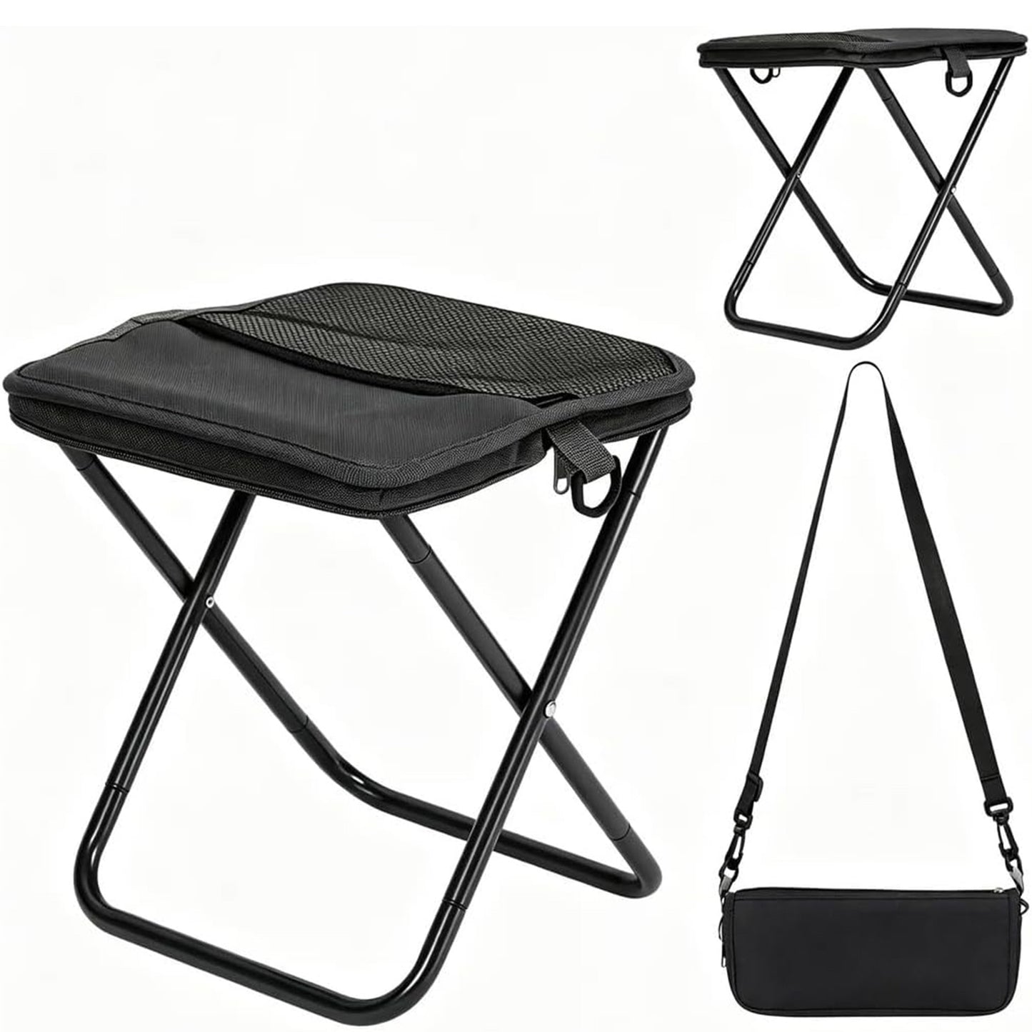Collapsible Stool Folding Stool for Fishing Hiking