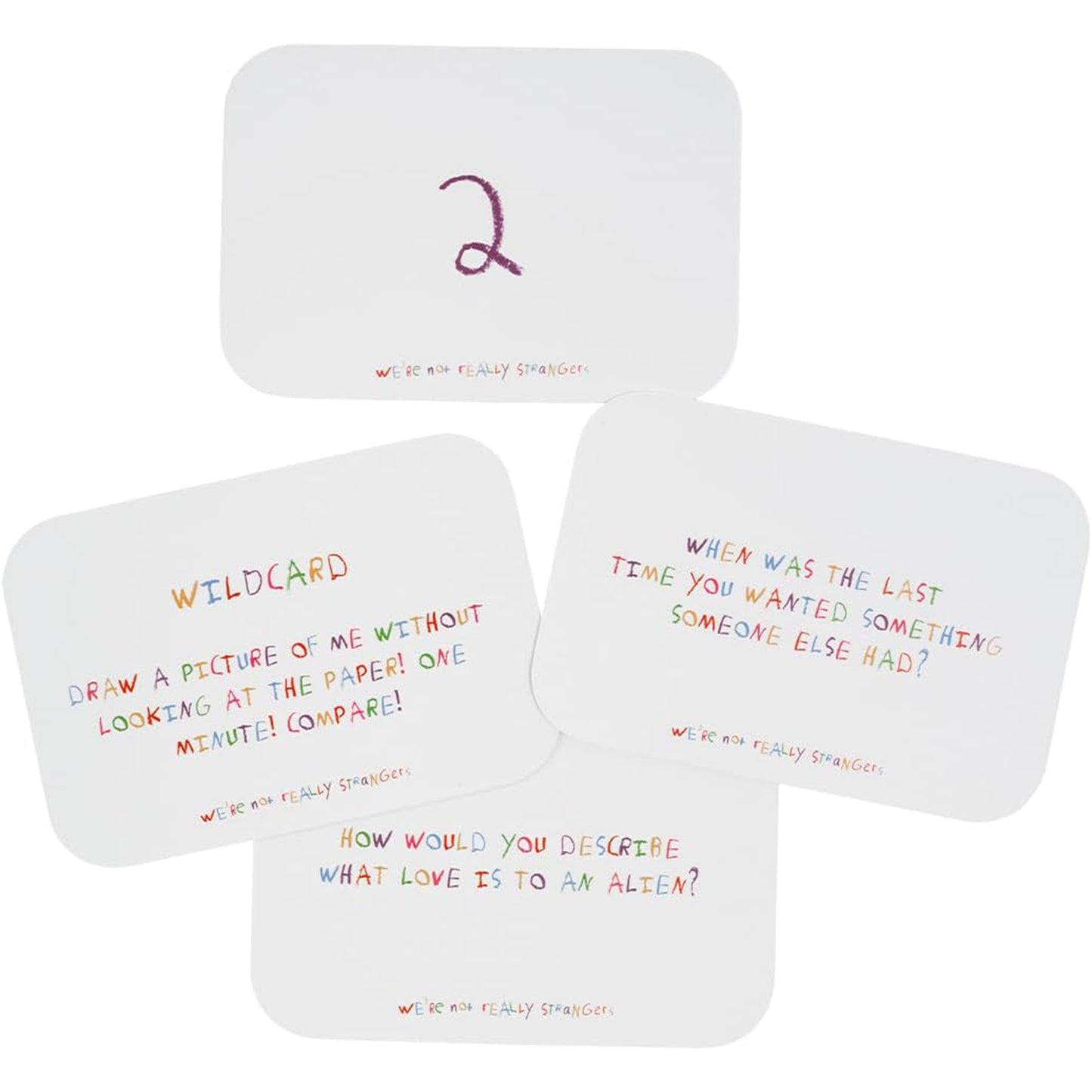 WE'RE NOT REALLY STRANGERS Kids Edition Card Game - 150 Conversation & Activity Cards for Kids, Adults, & Teens