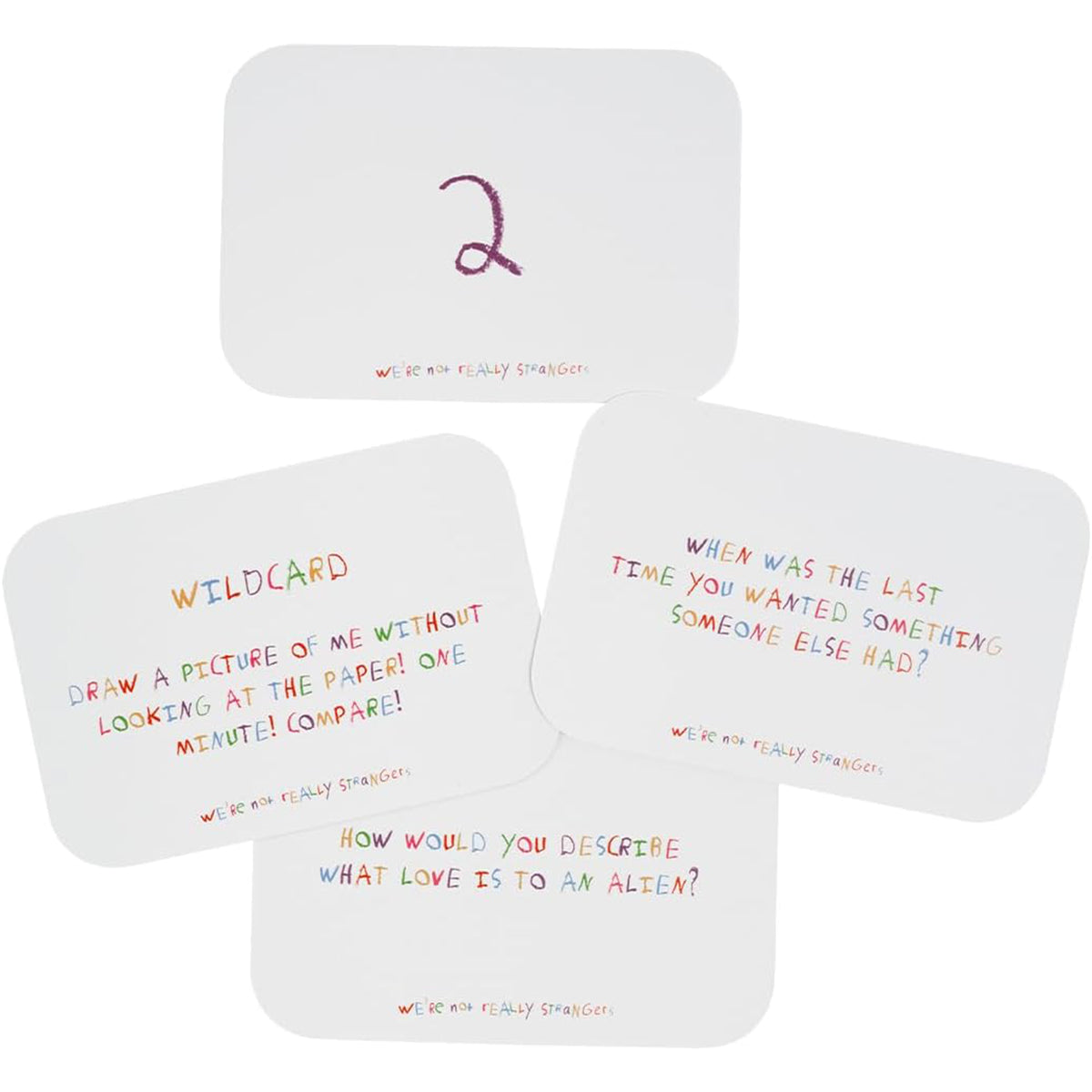 WE'RE NOT REALLY STRANGERS Kids Edition Card Game - 150 Conversation & Activity Cards for Kids, Adults, & Teens