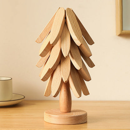 Natural Tree Trivet Set
