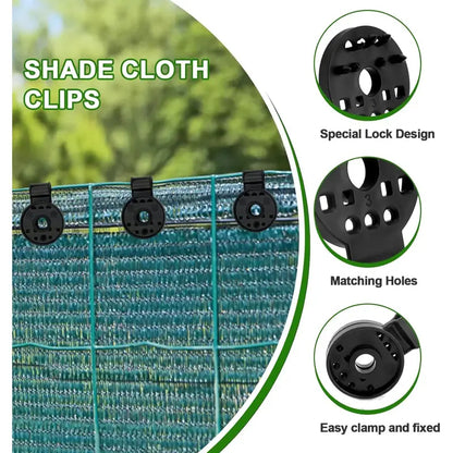 50 Pcs Sunshade Awnings - Windproof Sunshade Clips