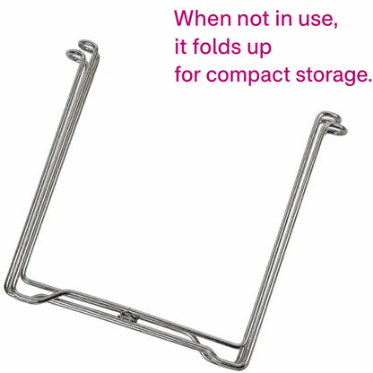 Foldable 304 Stainless Steel Trash Bag Holder