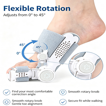 Unisex Toe Corrector – Adjustment Dial for a Precise Fit