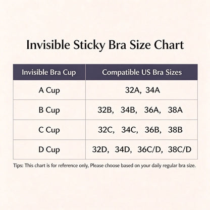 Adhesive Bra Invisible Sticky Strapless Push up