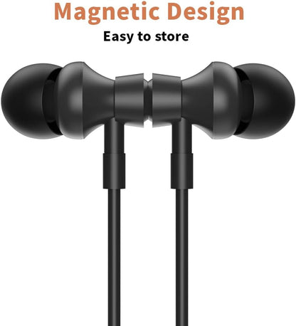 Neckband Wireless Headphones - Silicone In-Ear Headphones