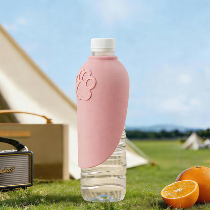 Portable Dog Water Bottle with Foldable Bowl – Leakproof Pet Water Dispenser for Walking, Hiking & Travel