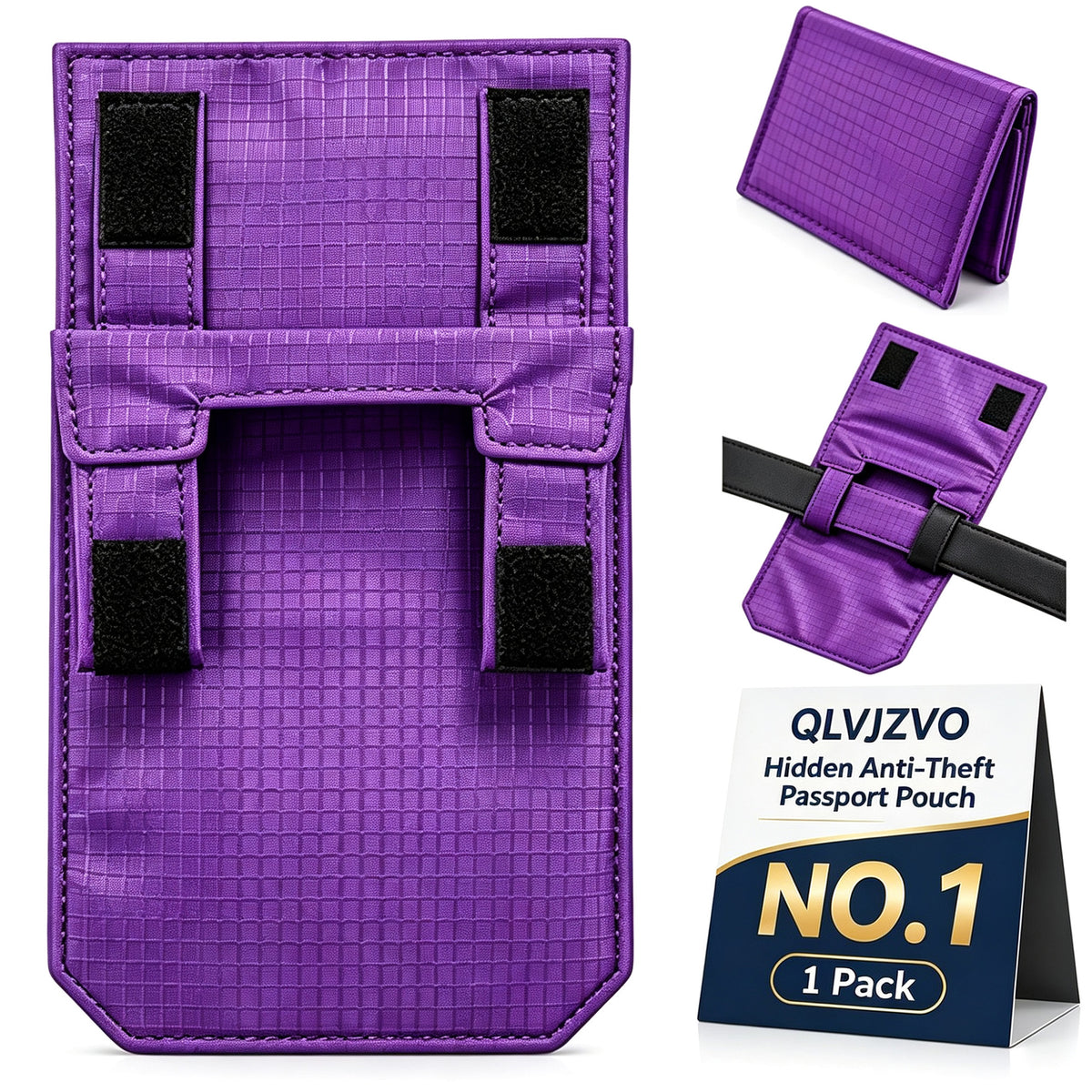 3-in-1 Hidden Pocket Belt Wallet