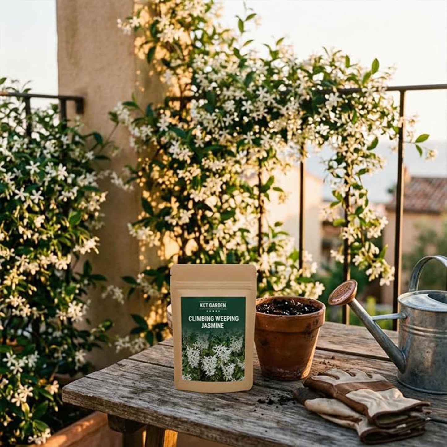 200 Pcs Perennial Weeping Jasmine Flower for Planting