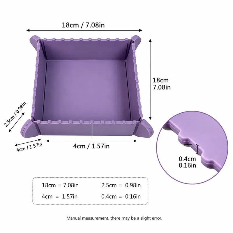 Foldable Magnetic Silicone Trivet & Pot Holder, Kitchen Heat Resistant Mat