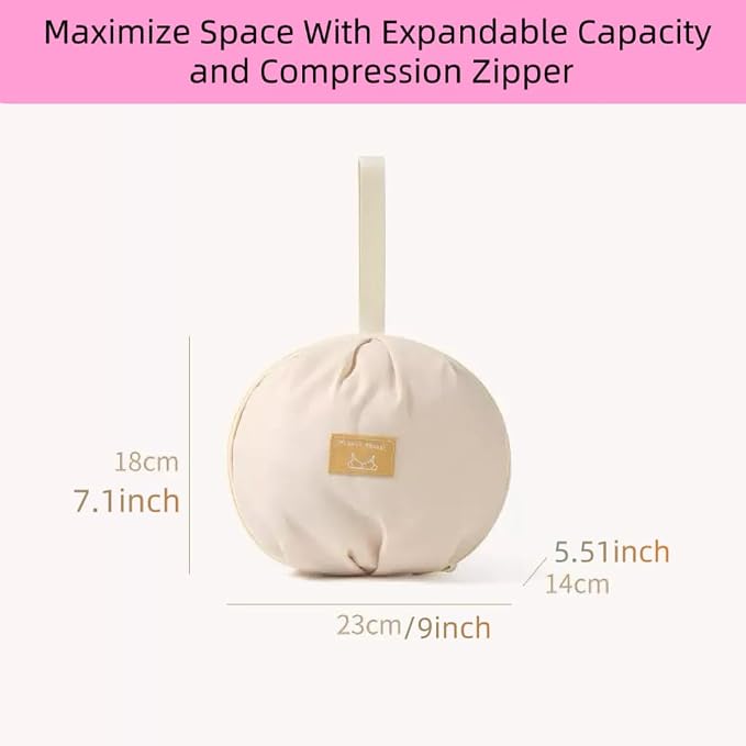 Travel Lingerie Storage Bag - Multi-Compartment Women's Storage Bag