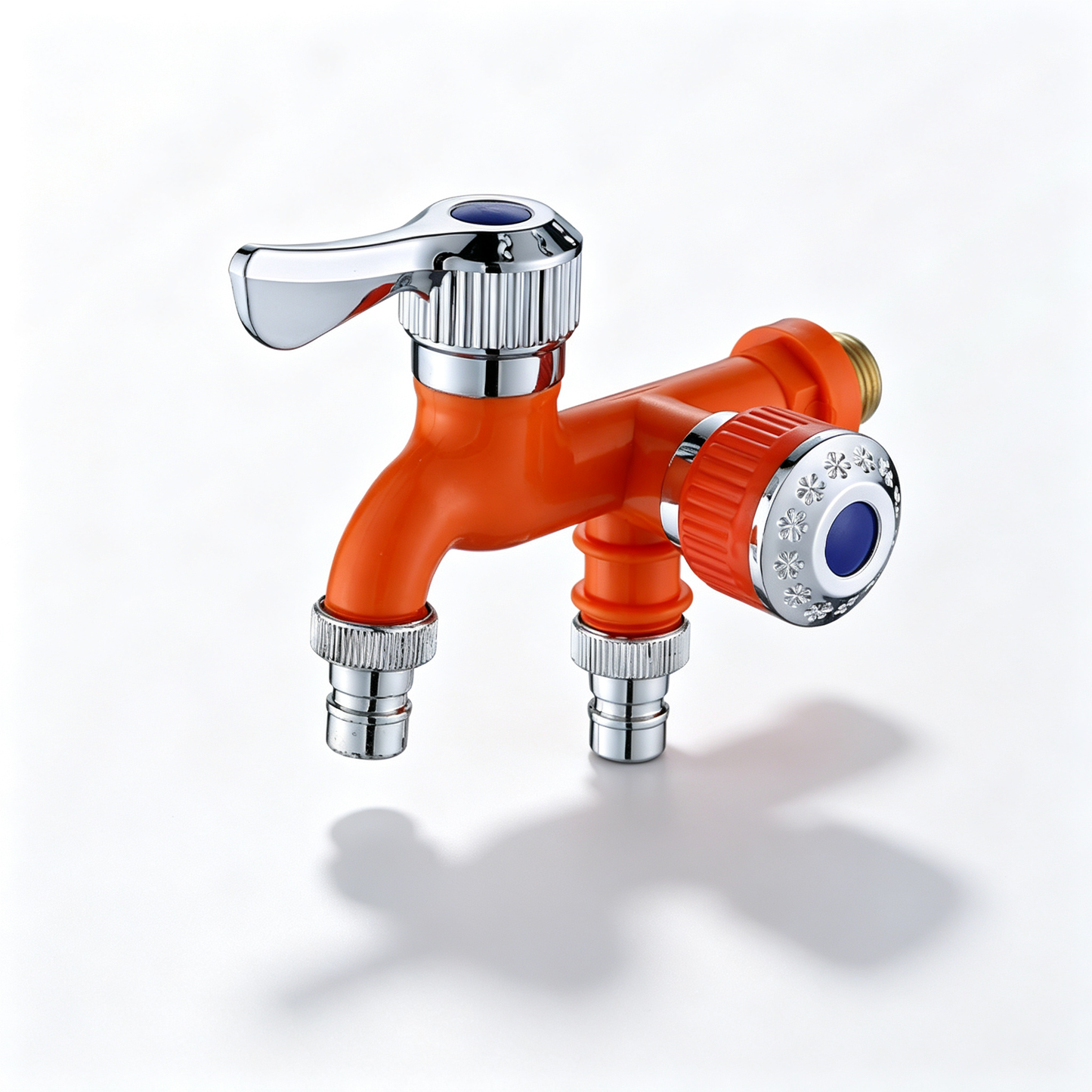 Dual Outlet Faucet Adapter for Mop Pool, Balcony, Bathroom