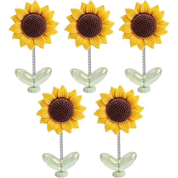 5 Pcs Sunflower Car Dashboard Decorations for Cute Cars