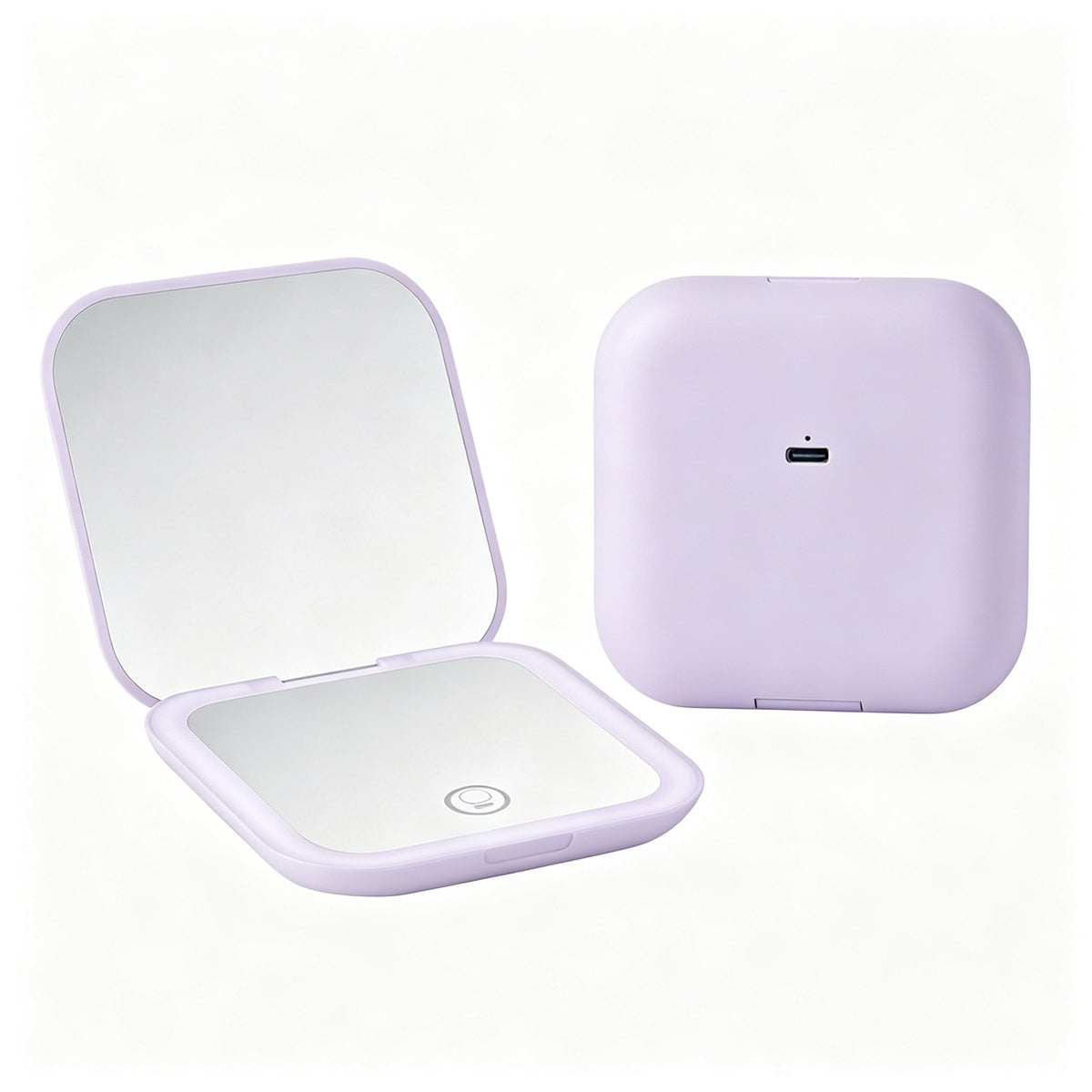 Folding Travel Makeup Mirror with LED Lights